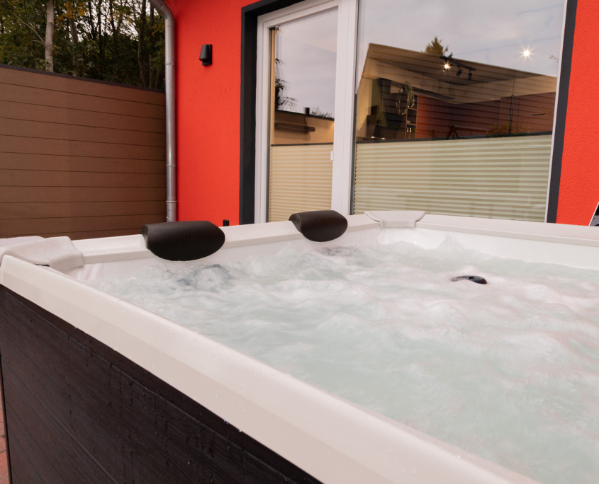 Whirlpool auf der Terrasse